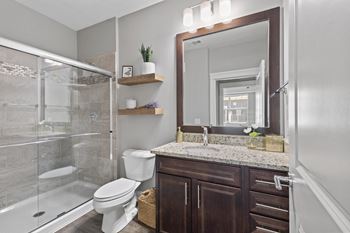 Custom walkin shower